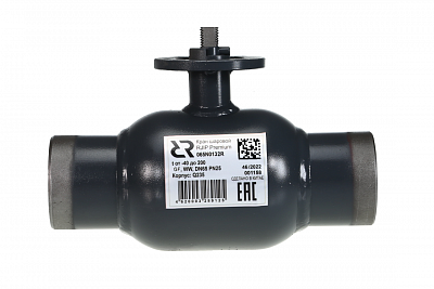 065N0182GR RJIP Premium Кран шаровой WW DN500 PN25 GF (приварной, под привод, С/П), Ридан
